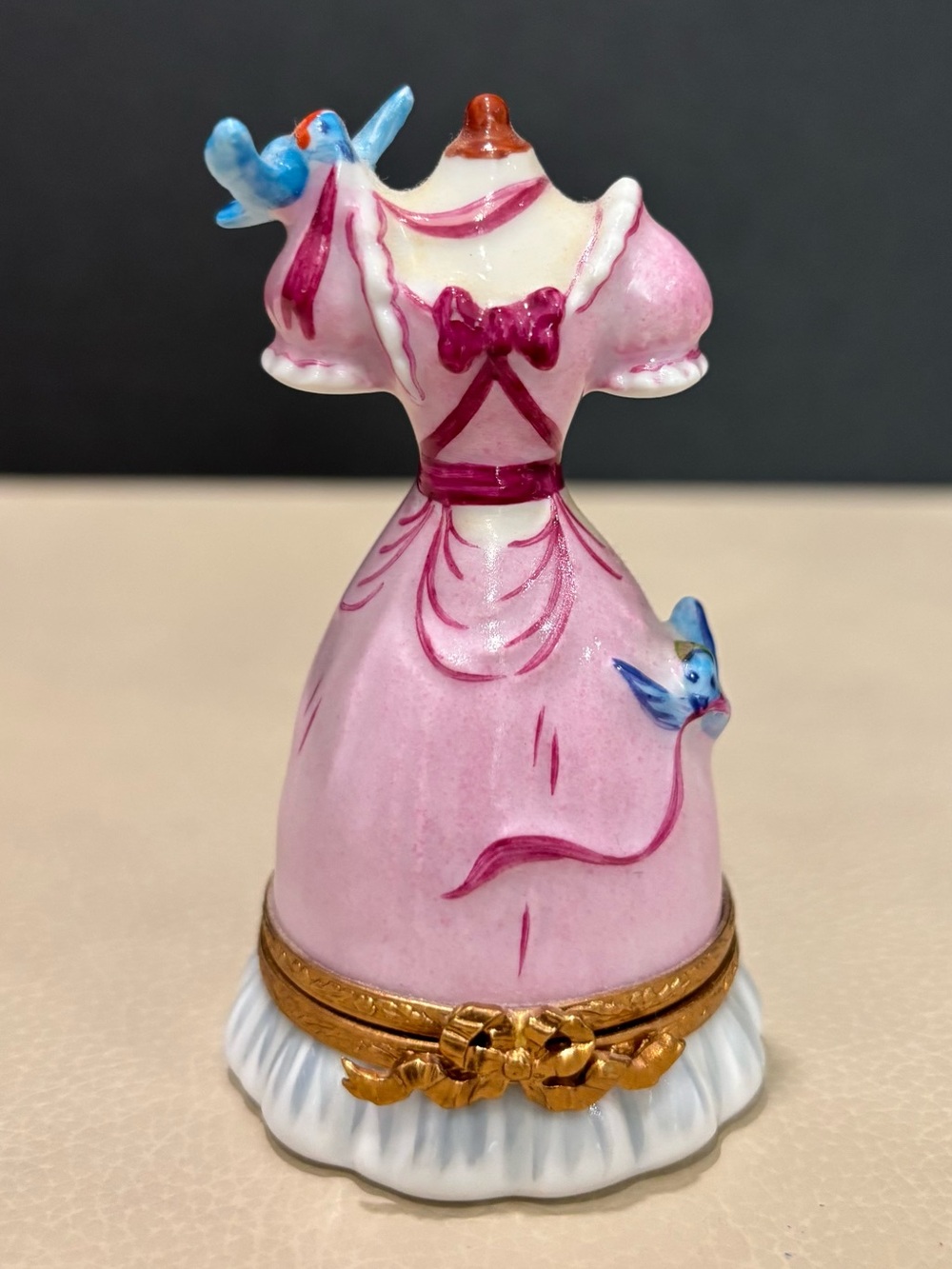 Disney Artoria Limoges Box, Rare Retired Numbered Cinderella's Dress No 975